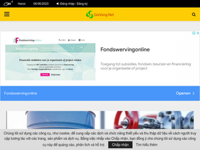 'giavang.net' screenshot