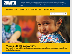 'sedl.org' screenshot