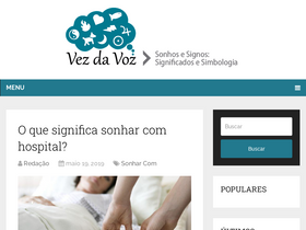 'vezdavoz.com.br' screenshot