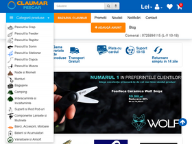 'engros.claumarpescar.ro' screenshot
