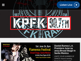 'kpfk.org' screenshot