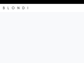 Blondi Label website screenshot