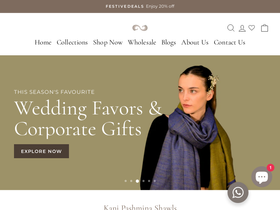 Indus Weavers website screenshot