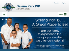 'galenaparkisd.com' screenshot