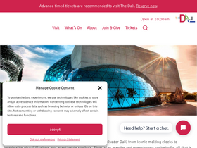 'thedali.org' screenshot