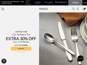 'oneida.com' screenshot
