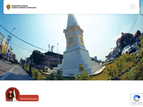 'jogjaprov.go.id' screenshot