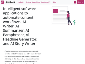 'sassbook.com' screenshot