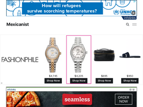 'mexicanist.com' screenshot