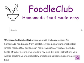 'foodleclub.com' screenshot