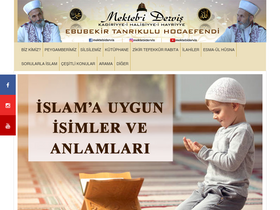 'mektebidervis.com' screenshot