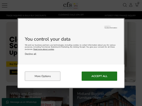 'choicefurnituresuperstore.co.uk' screenshot