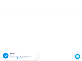 'customerhub.com' screenshot