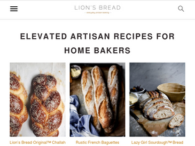 'lionsbread.com' screenshot