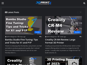 '3dprintbeginner.com' screenshot