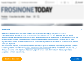 'frosinonetoday.it' screenshot