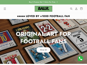 ballr-eg.com homepage screenshot