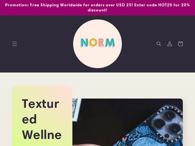 normstickers.com homepage screenshot