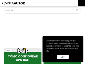 'revistaautor.com' screenshot