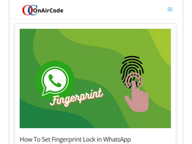 'onaircode.com' screenshot