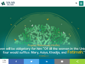 'salamislam.com' screenshot