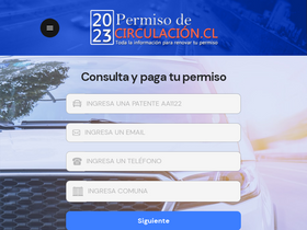 'permisodecirculacion.cl' screenshot