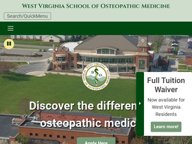 'wvsom.edu' screenshot