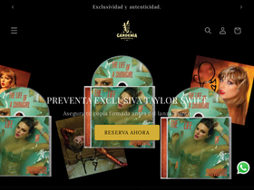 gardeniamemorabilia.com homepage screenshot