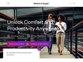 'ministryofsupply.com' screenshot