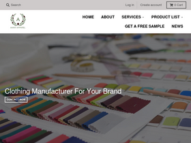 avantapparel.co homepage screenshot