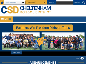 'cheltenham.org' screenshot
