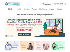 'thewellnesscorner.com' screenshot