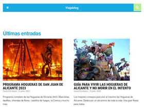 'viajablog.com' screenshot