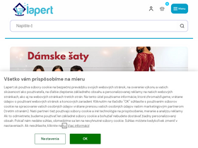 'lapert.sk' screenshot