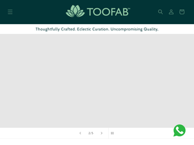 toofab.in homepage screenshot