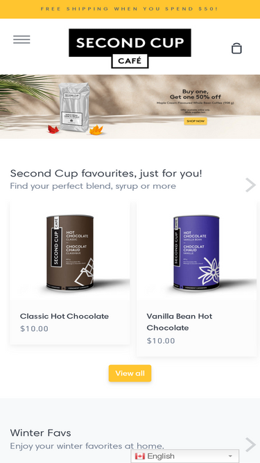 shop.secondcup.com