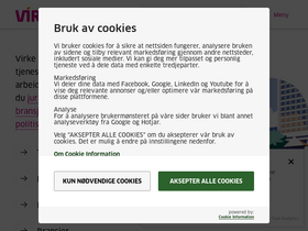 'virke.no' screenshot