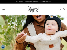 'happybabycarriers.com' screenshot