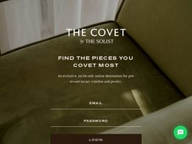 thecovet.com homepage screenshot