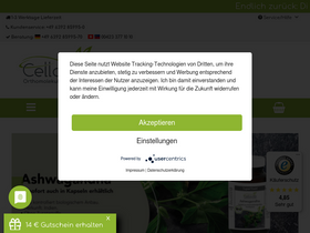 'cellavita.de' screenshot