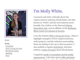 'mollywhite.net' screenshot