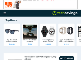 'techsavings.com' screenshot
