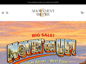 adornmentandtheory.com homepage screenshot