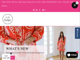 828boutique.com homepage screenshot