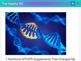 'thehealthyrd.com' screenshot