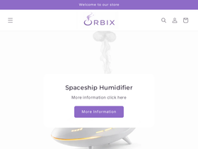 theorbixx.store homepage screenshot