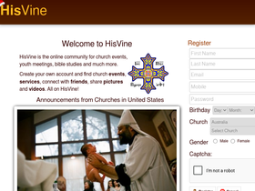 'hisvine.com' screenshot