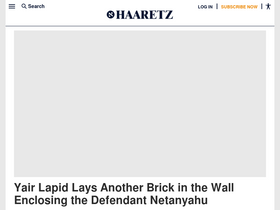 'haaretz.com' screenshot