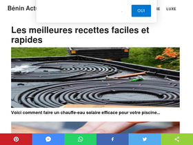 'beninactu.com' screenshot