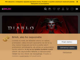 'brloh.sk' screenshot